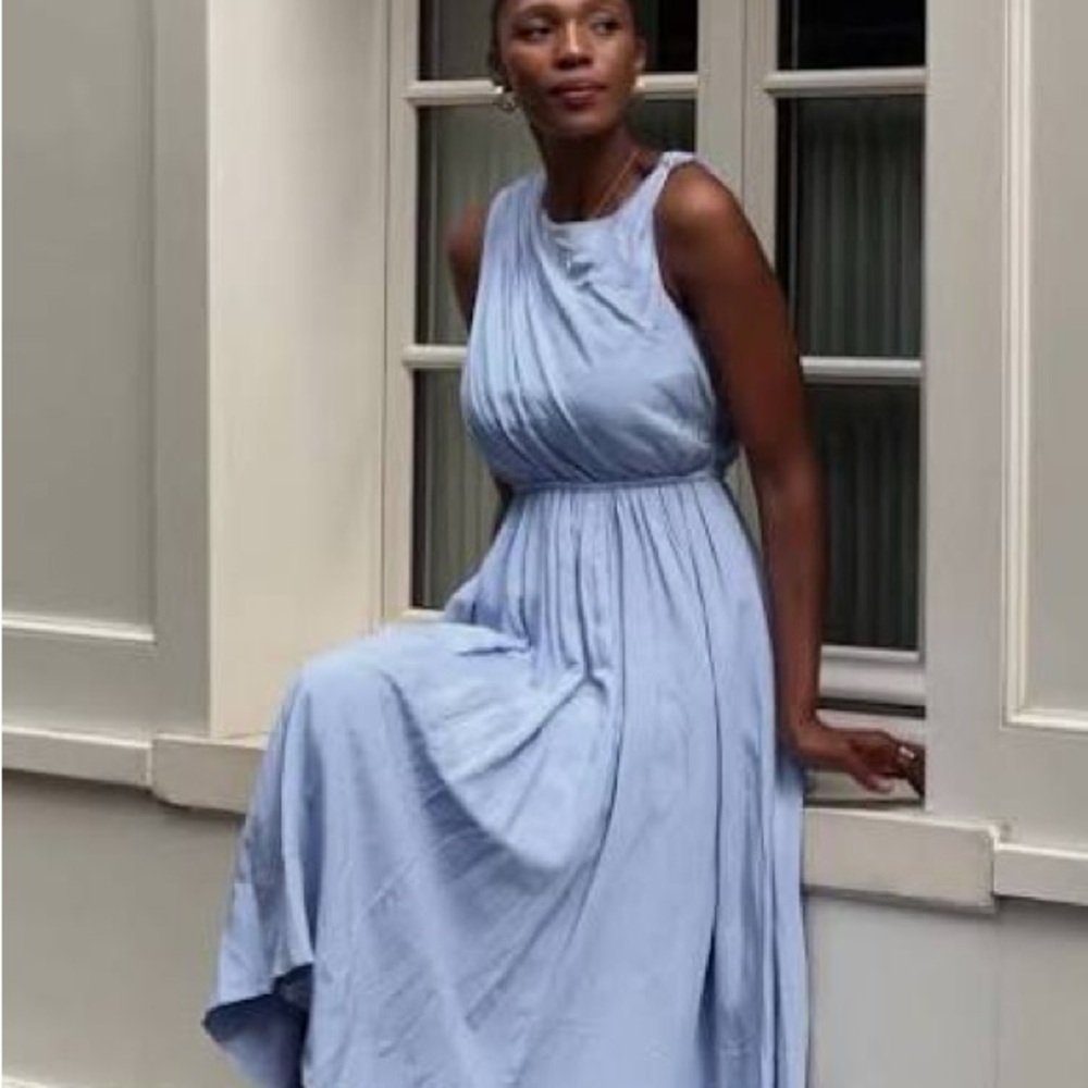 AJE Abbey Twisted Midi Dress